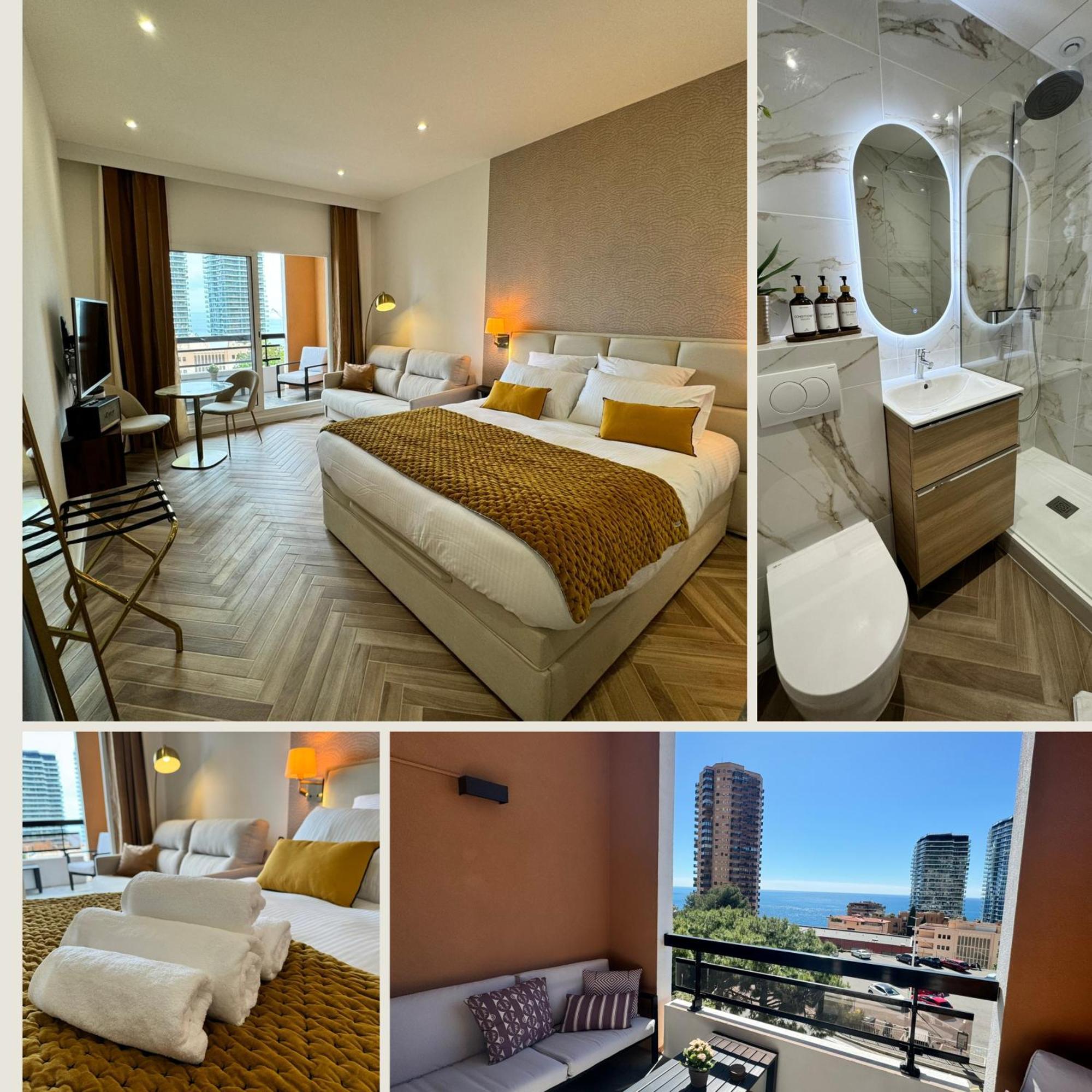 Monaco Border Luxury Suite - Sea View - Pool Beausoleil Exterior foto